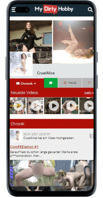 CruelAlice bei MyDirtyHobby